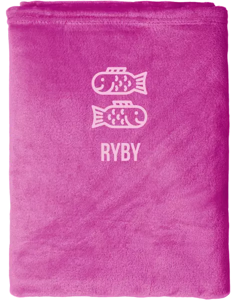 Mikroplyšová deka Znamení ryby