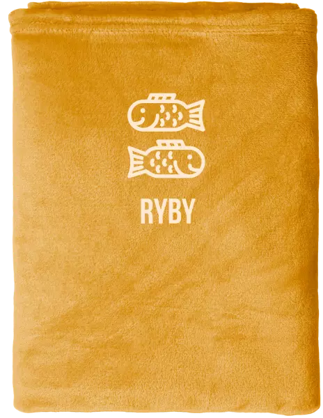 Mikroplyšová deka Znamení ryby