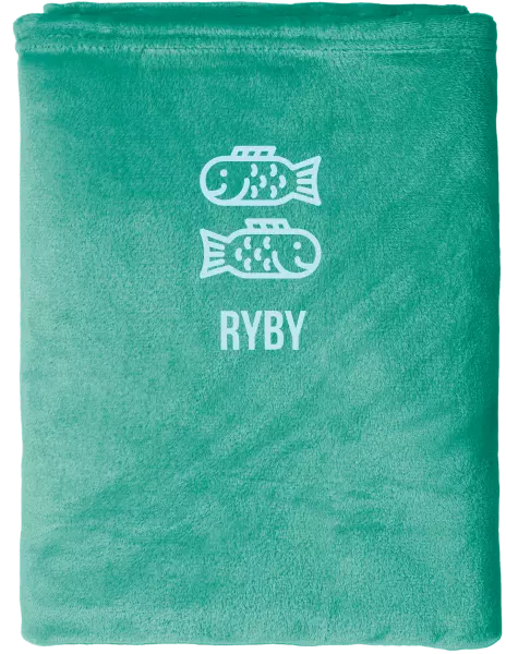 Mikroplyšová deka Znamení ryby