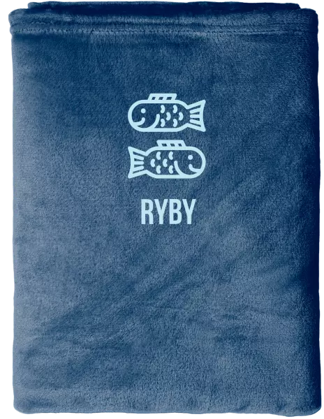 Mikroplyšová deka Znamení ryby