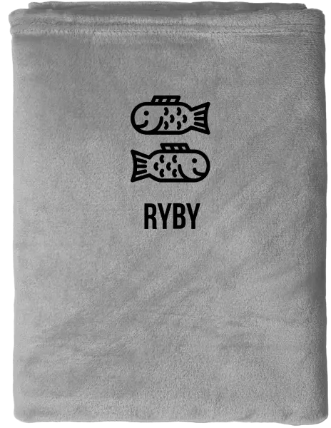 Mikroplyšová deka Znamení ryby