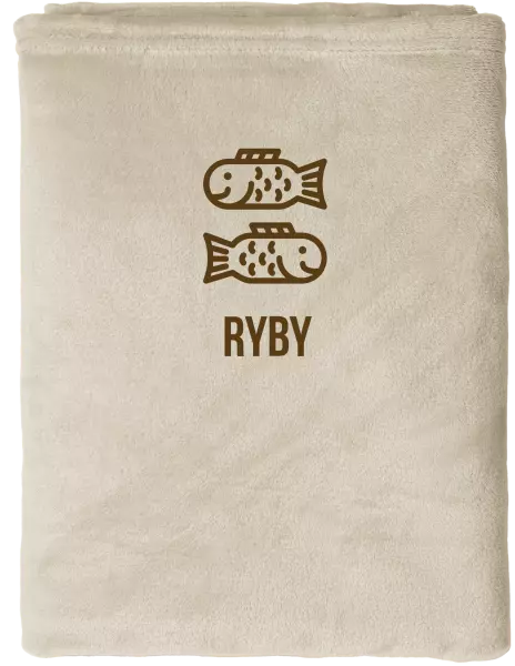 Mikroplyšová deka Znamení ryby