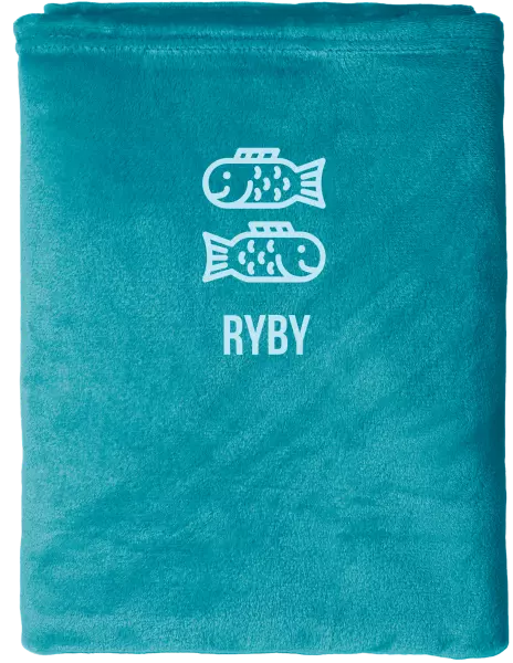 Mikroplyšová deka Znamení ryby