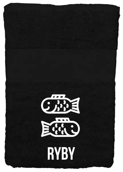 Osuška (100x150 cm) Znamení ryby