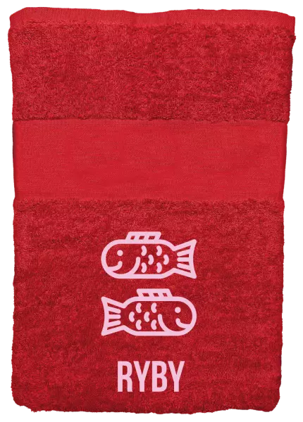 Osuška (100x150 cm) Znamení ryby