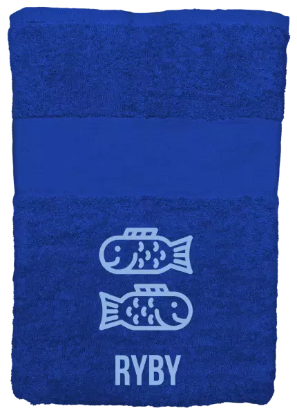 Osuška (100x150 cm) Znamení ryby