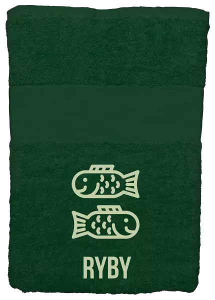 Osuška (100x150 cm) Znamení ryby