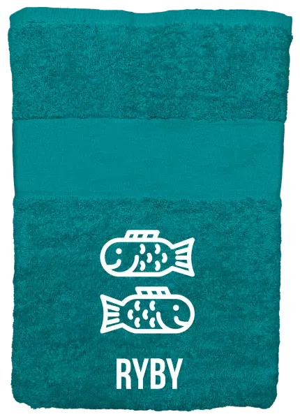 Osuška (100x150 cm) Znamení ryby