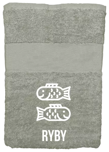 Osuška (100x150 cm) Znamení ryby