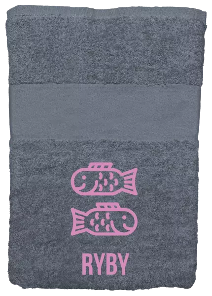 Osuška (100x150 cm) Znamení ryby