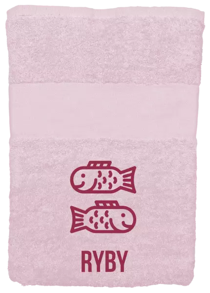 Osuška (100x150 cm) Znamení ryby