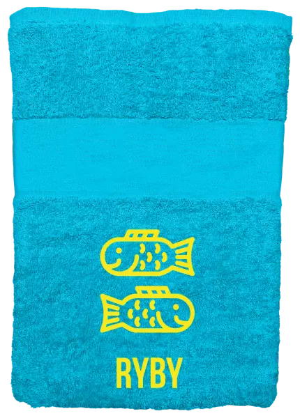 Osuška (100x150 cm) Znamení ryby