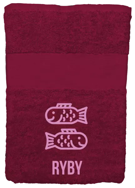 Osuška (100x150 cm) Znamení ryby