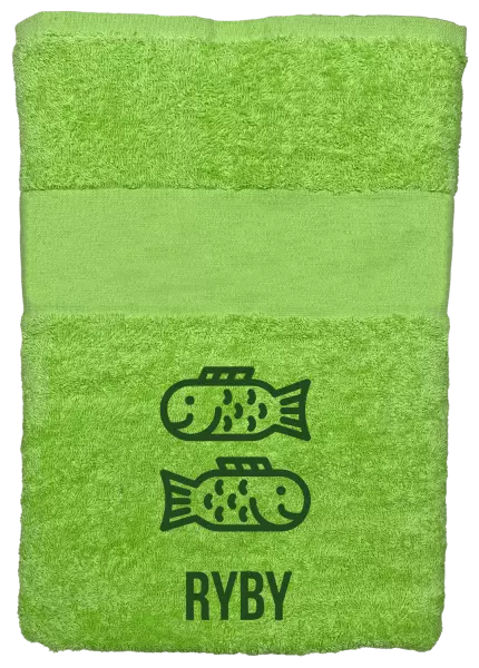 Osuška (100x150 cm) Znamení ryby