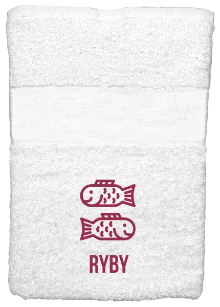 Ručník (50x100 cm) Znamení ryby