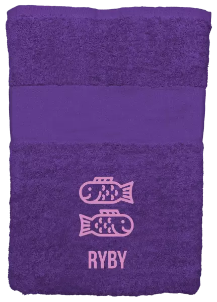 Ručník (50x100 cm) Znamení ryby