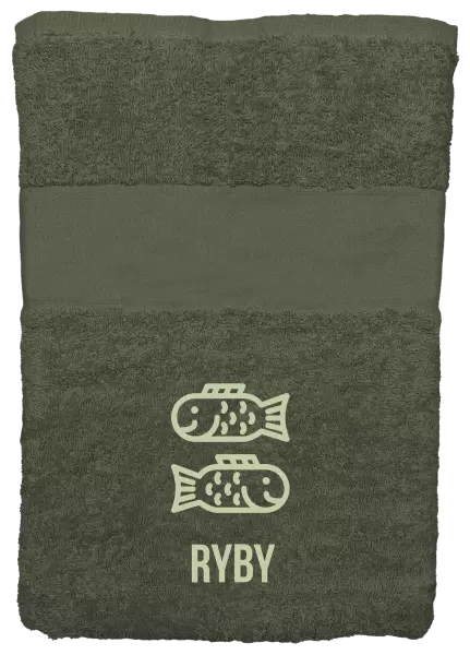 Ručník (50x100 cm) Znamení ryby