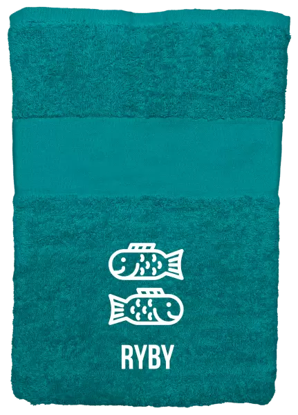 Ručník (50x100 cm) Znamení ryby