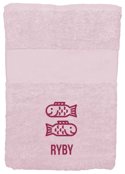 Ručník (50x100 cm) Znamení ryby