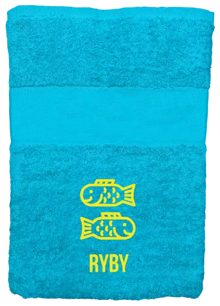 Ručník (50x100 cm) Znamení ryby