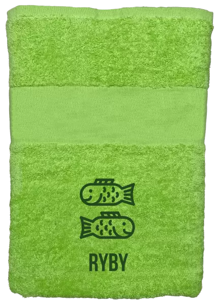 Ručník (50x100 cm) Znamení ryby