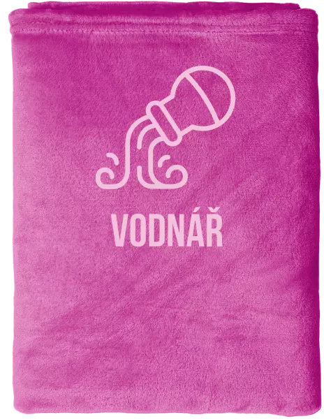 Mikroplyšová deka Znamení vodnář