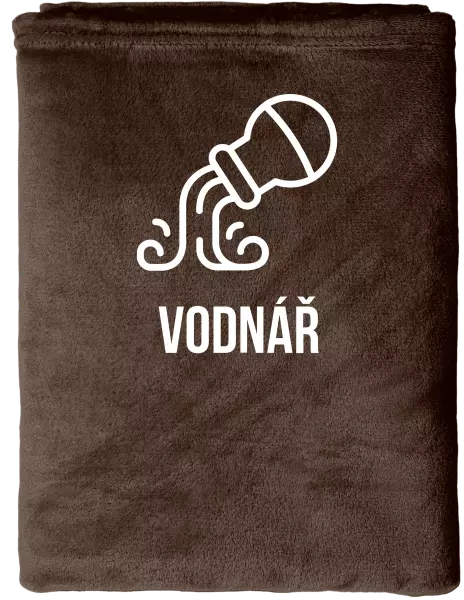 Mikroplyšová deka Znamení vodnář