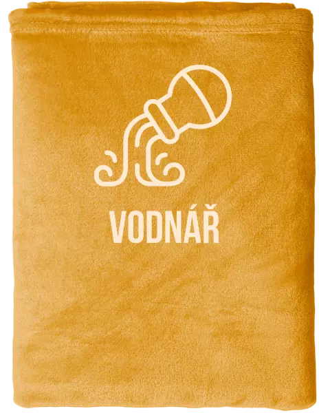 Mikroplyšová deka Znamení vodnář