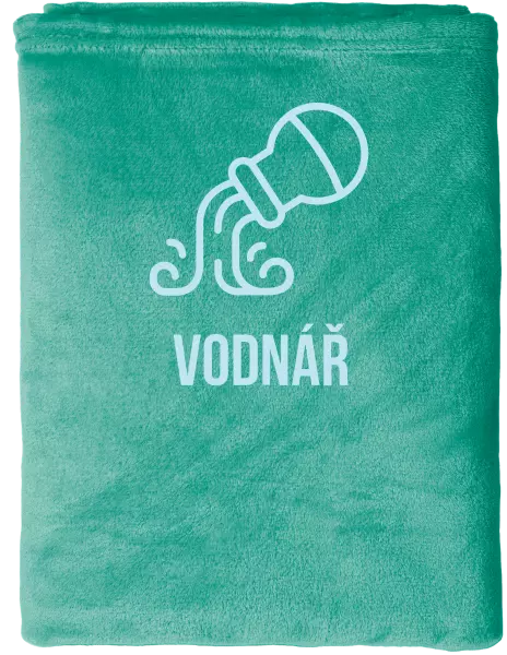 Mikroplyšová deka Znamení vodnář