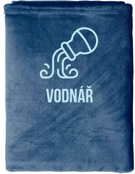 Mikroplyšová deka Znamení vodnář
