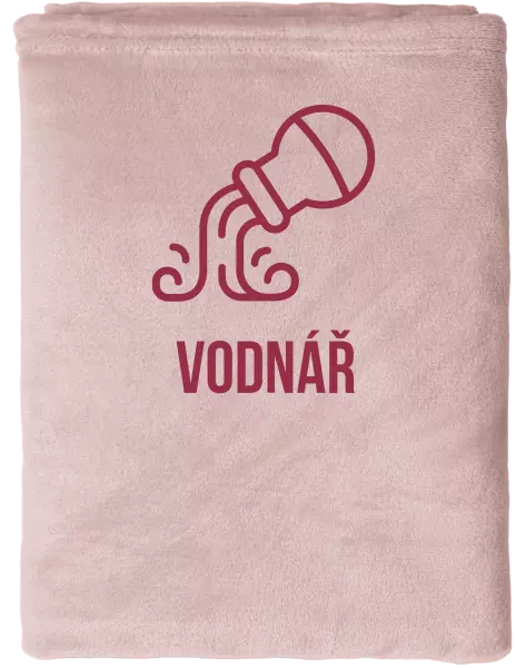 Mikroplyšová deka Znamení vodnář