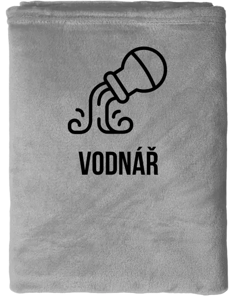 Mikroplyšová deka Znamení vodnář