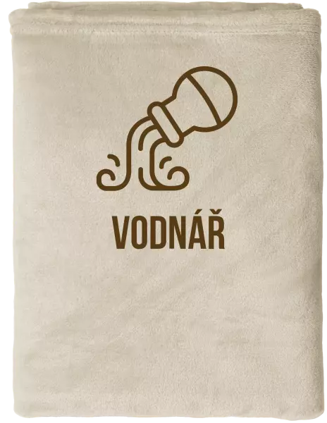 Mikroplyšová deka Znamení vodnář
