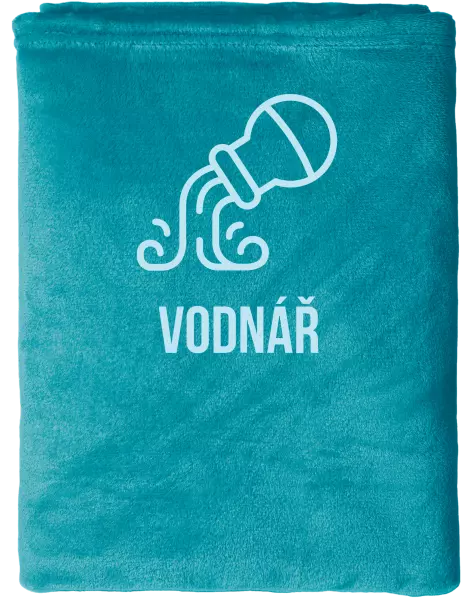 Mikroplyšová deka Znamení vodnář