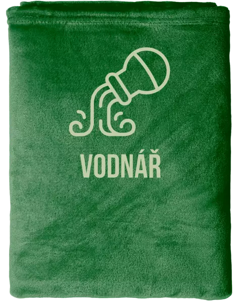 Mikroplyšová deka Znamení vodnář