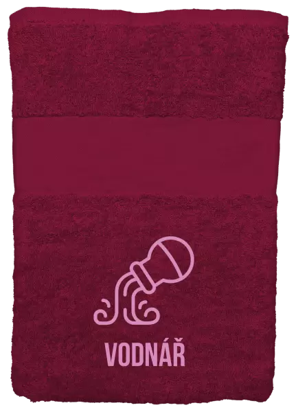 Ručník (50x100 cm) Znamení vodnář