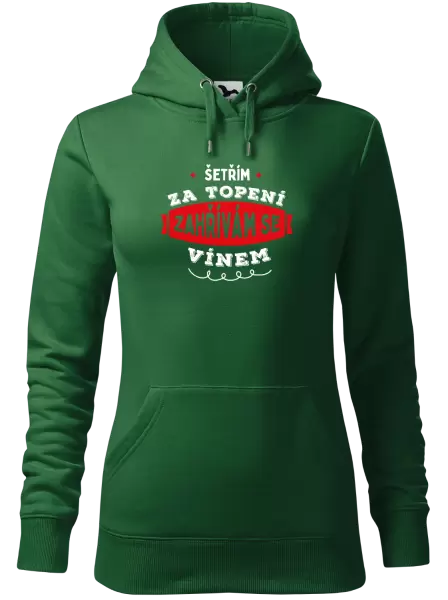 Dámská mikina Zahřívám se vínem