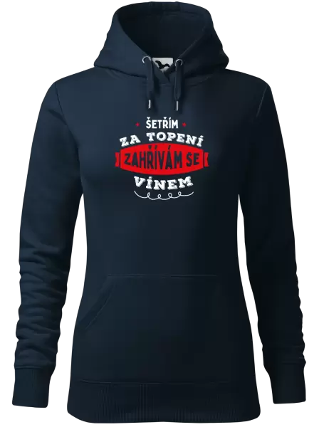 Dámská mikina Zahřívám se vínem