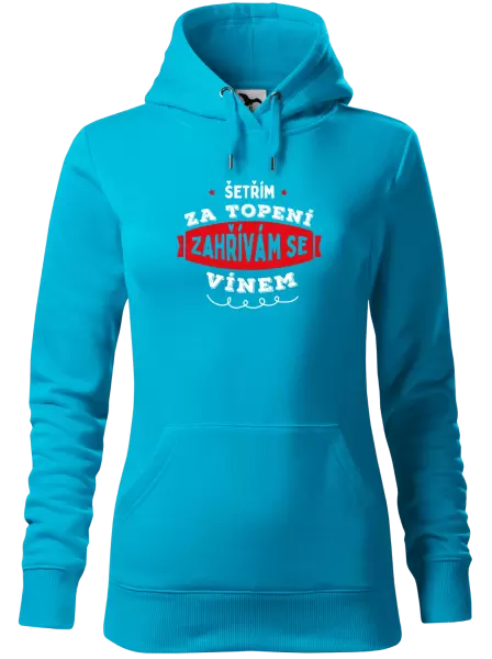 Dámská mikina Zahřívám se vínem