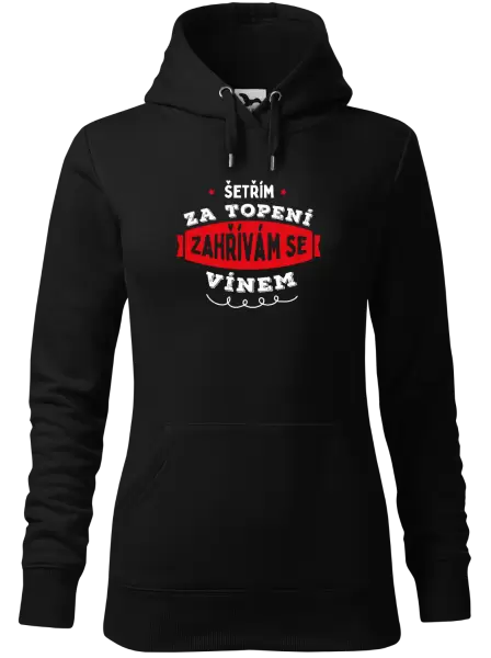Dámská mikina Zahřívám se vínem