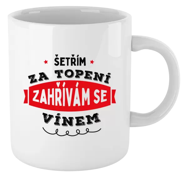 Hrnek Zahřívám se vínem