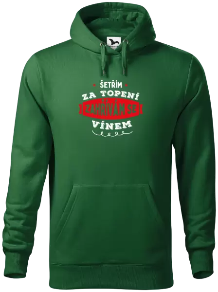 Pánská mikina Zahřívám se vínem