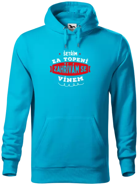 Pánská mikina Zahřívám se vínem