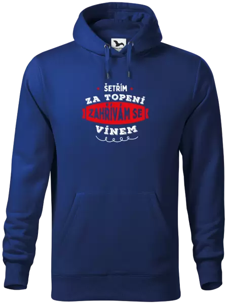 Pánská mikina Zahřívám se vínem