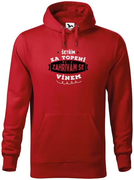 Pánská mikina Zahřívám se vínem