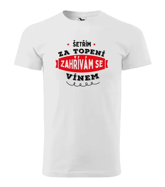 Pánské tričko Zahřívám se vínem