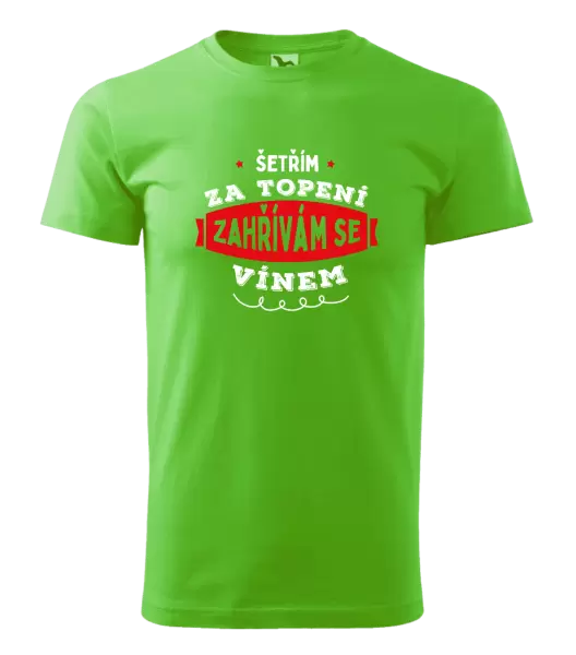 Pánské tričko Zahřívám se vínem