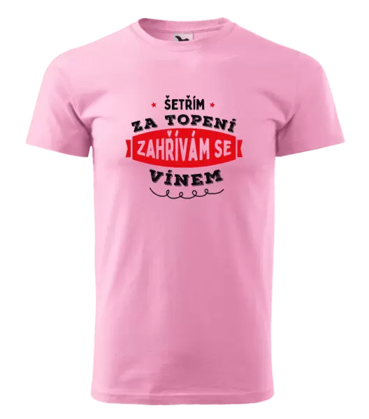 Pánské tričko Zahřívám se vínem