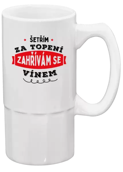 Půllitr Zahřívám se vínem