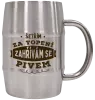 Nerezový chladicí půllitr Zahřívám se pivem